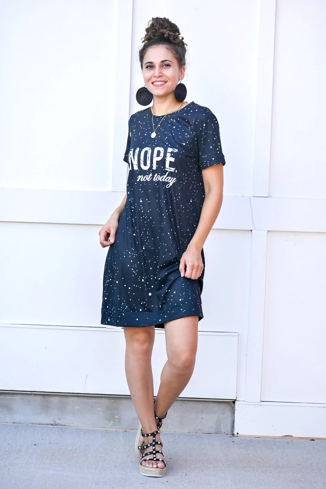 Not Today T-Shirt Dress