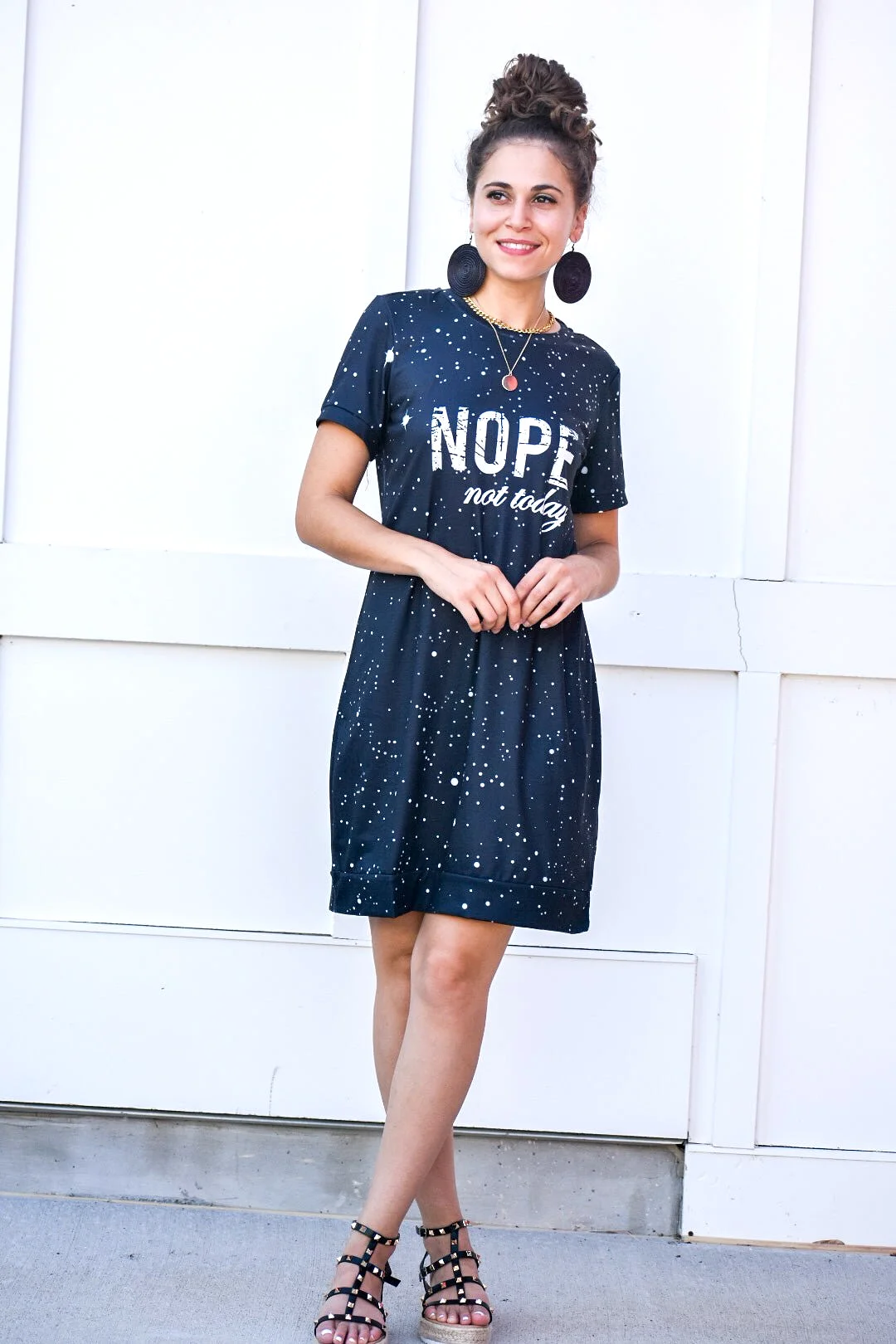 Not Today T-Shirt Dress