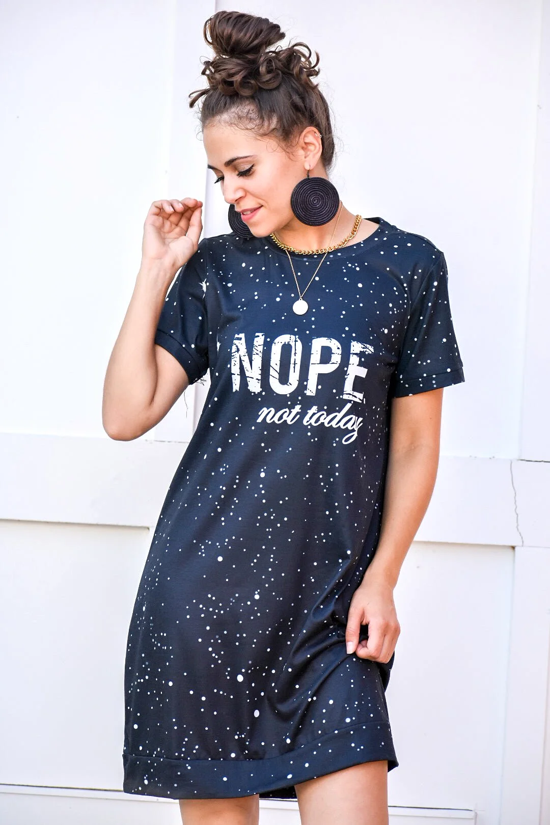 Not Today T-Shirt Dress