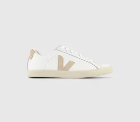 Odd Sizes - Veja Esplar Extra White Sable F - UK Sizes Right 7/ Left 6