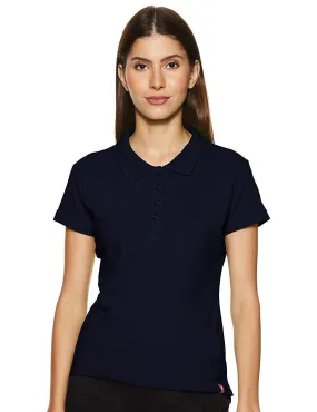 ONN Women's Cotton Polo T-Shirt