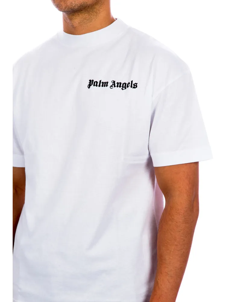 Palm Angels  Basic White Tee | Credomen