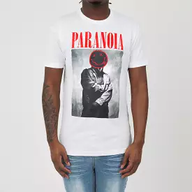 PARANOIA TEE WHITE/RED