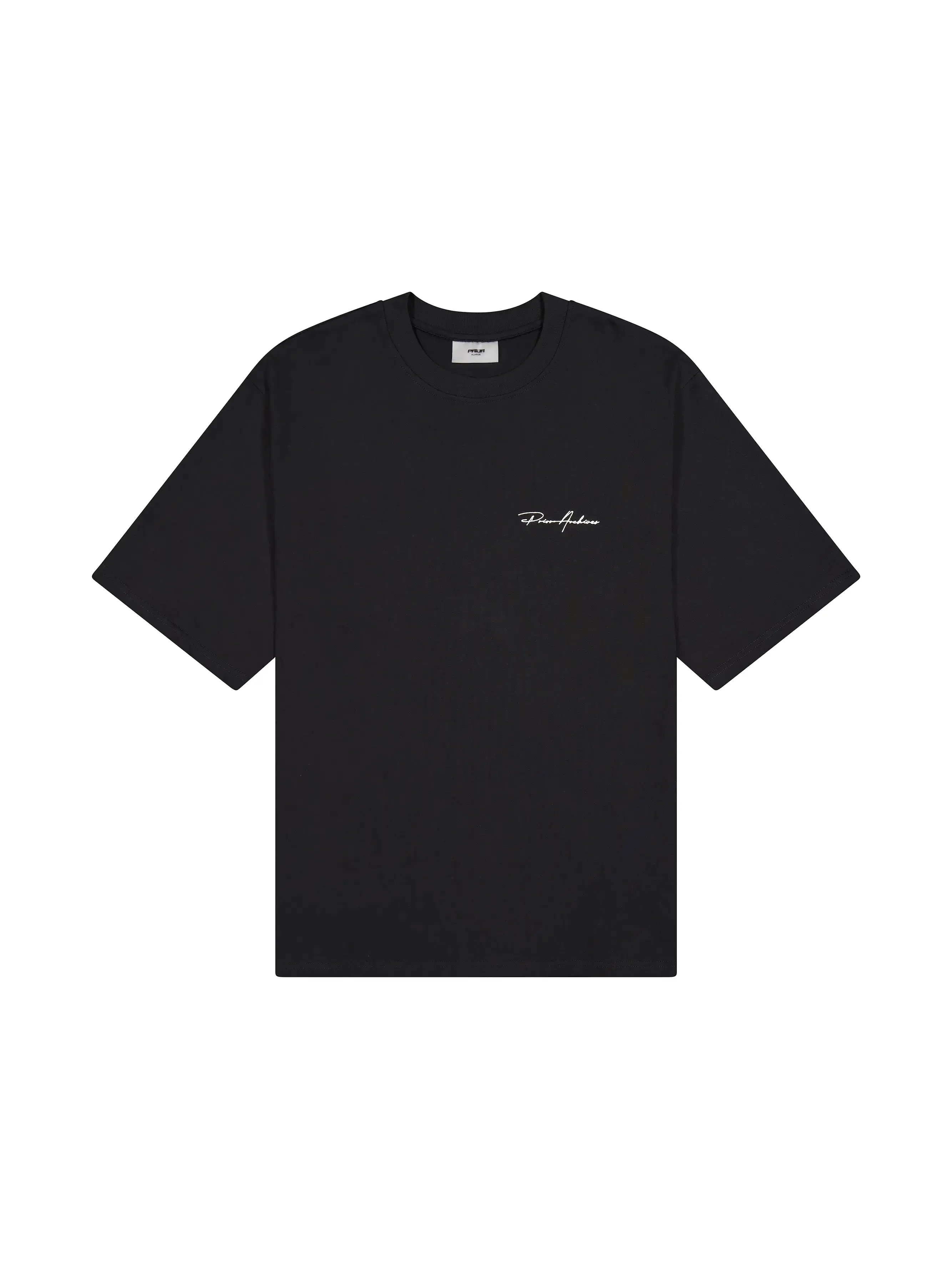 Prior Embroidery Logo Oversized T-shirt Onyx