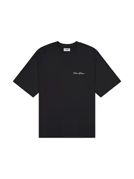 Prior Embroidery Logo Oversized T-shirt Onyx