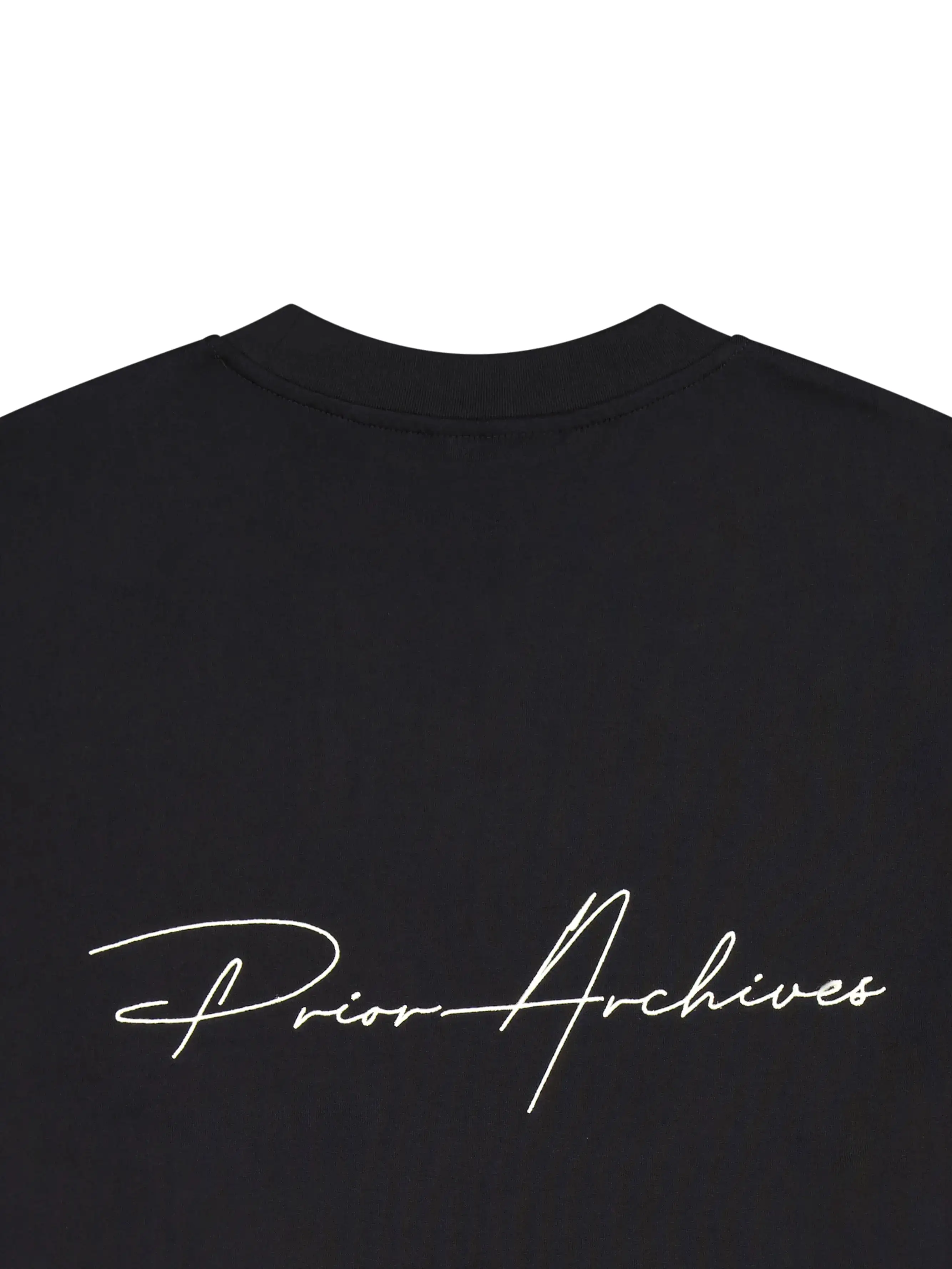 Prior Embroidery Logo Oversized T-shirt Onyx