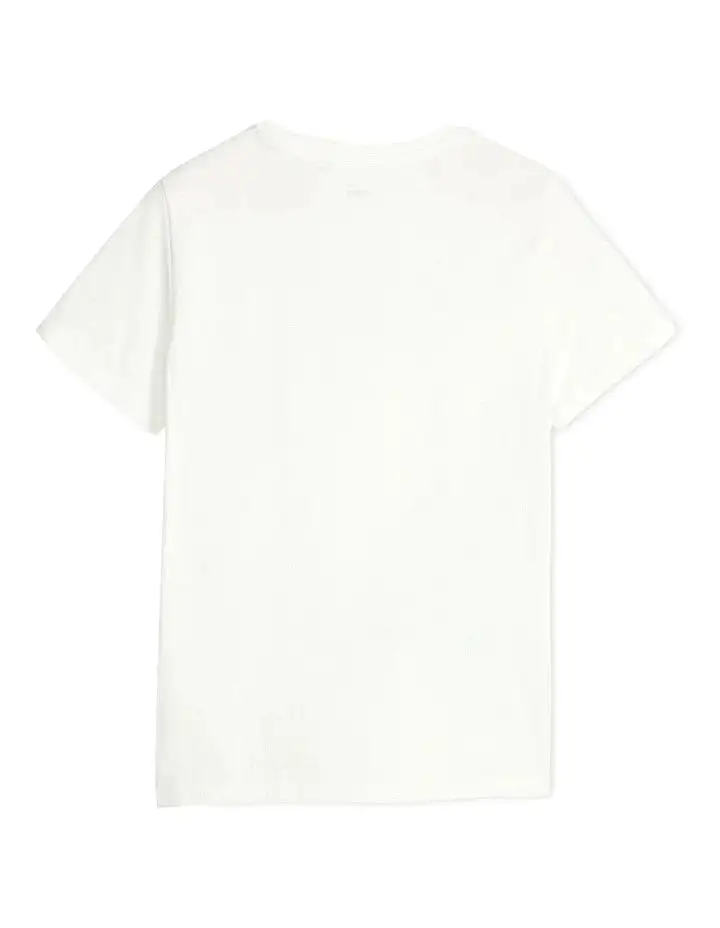 PUMA JUNIOR SQUAD WHITE TEE