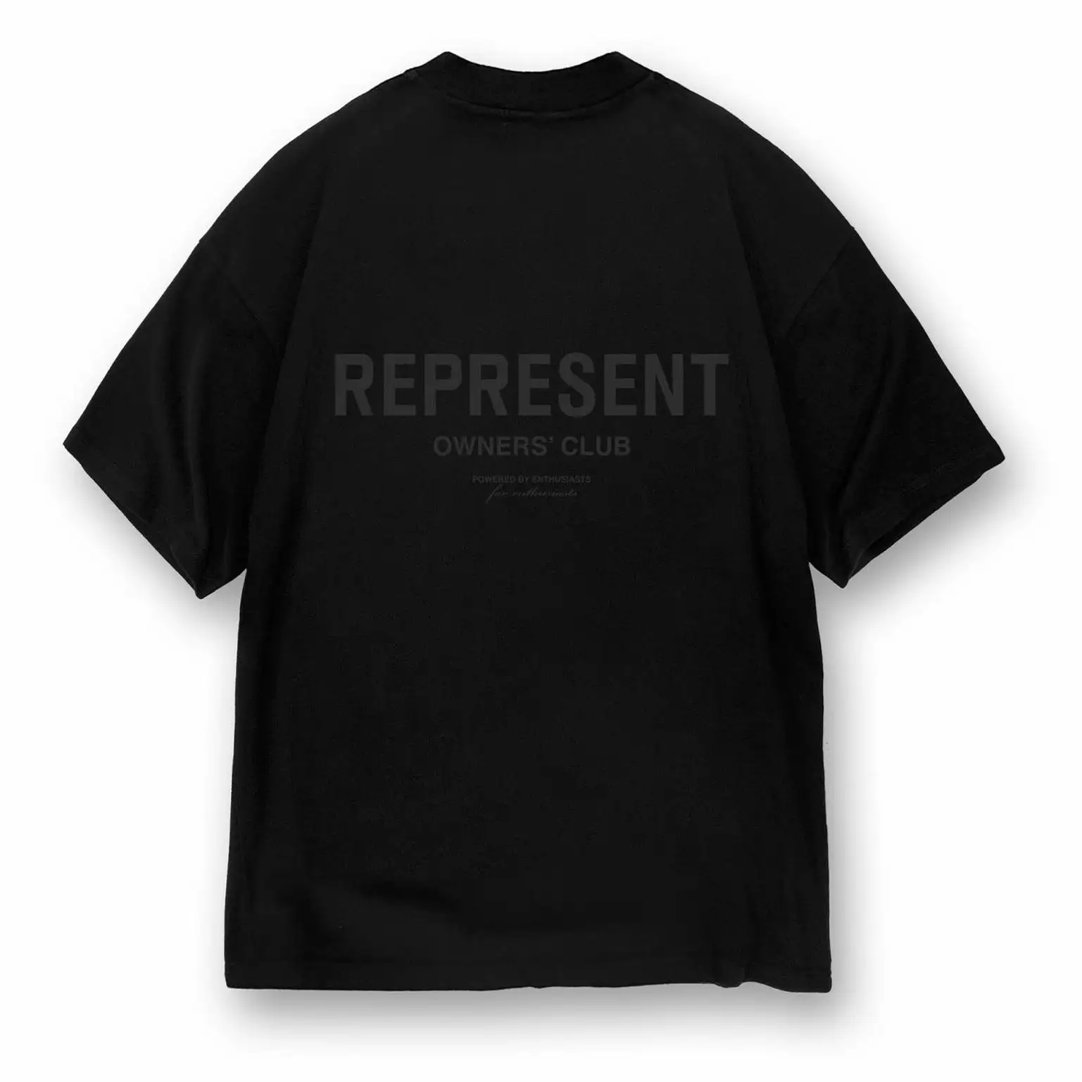 Represent Owners Club Logo Tee Black Reflective