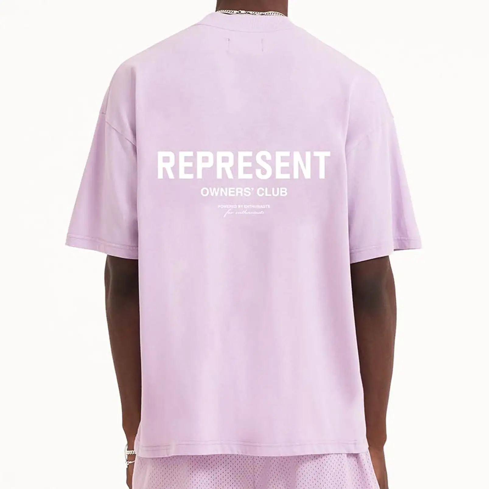 Represent Owners Club Logo Tee Lilac