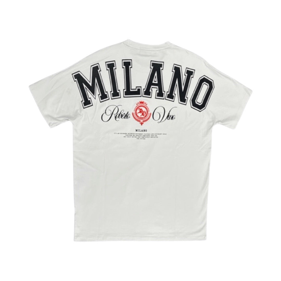 Roberto Vino Tech Milano White Tee