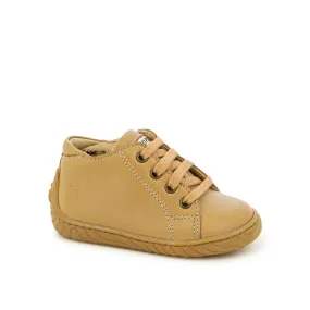 SHOO POM WOOD ZIP BASE Camel bottillons