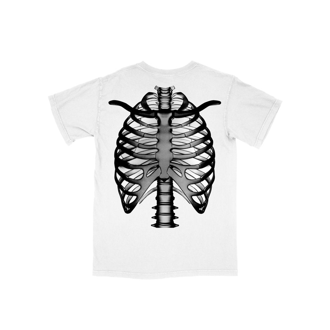 Skeleton Tee White