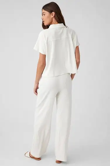 Sol Angeles Terry Wide Leg Pant