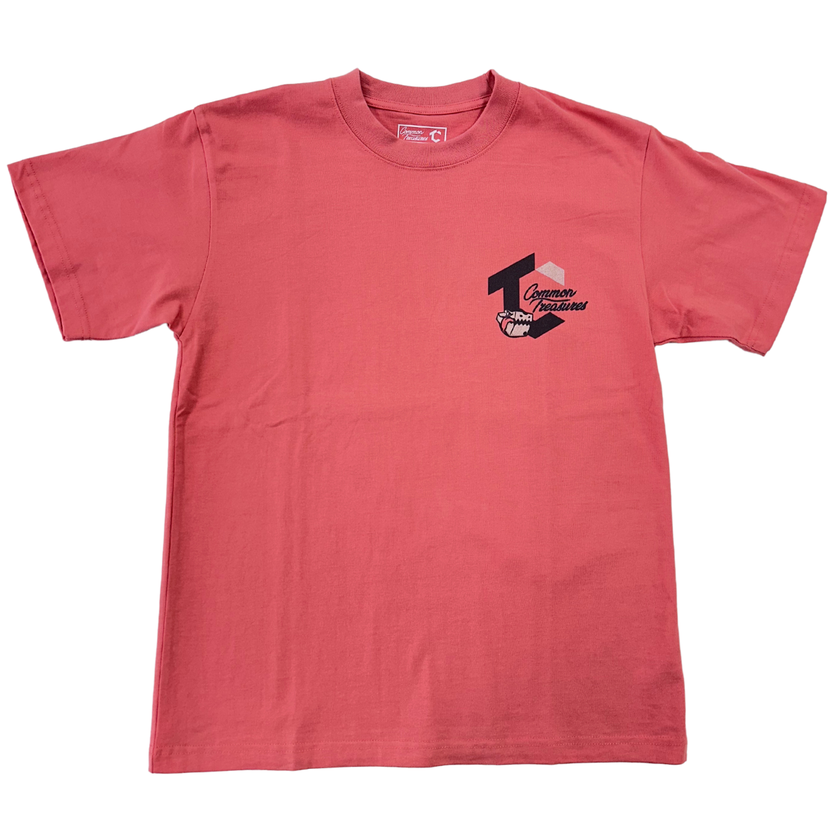 Stacked Logo Tee - Peach