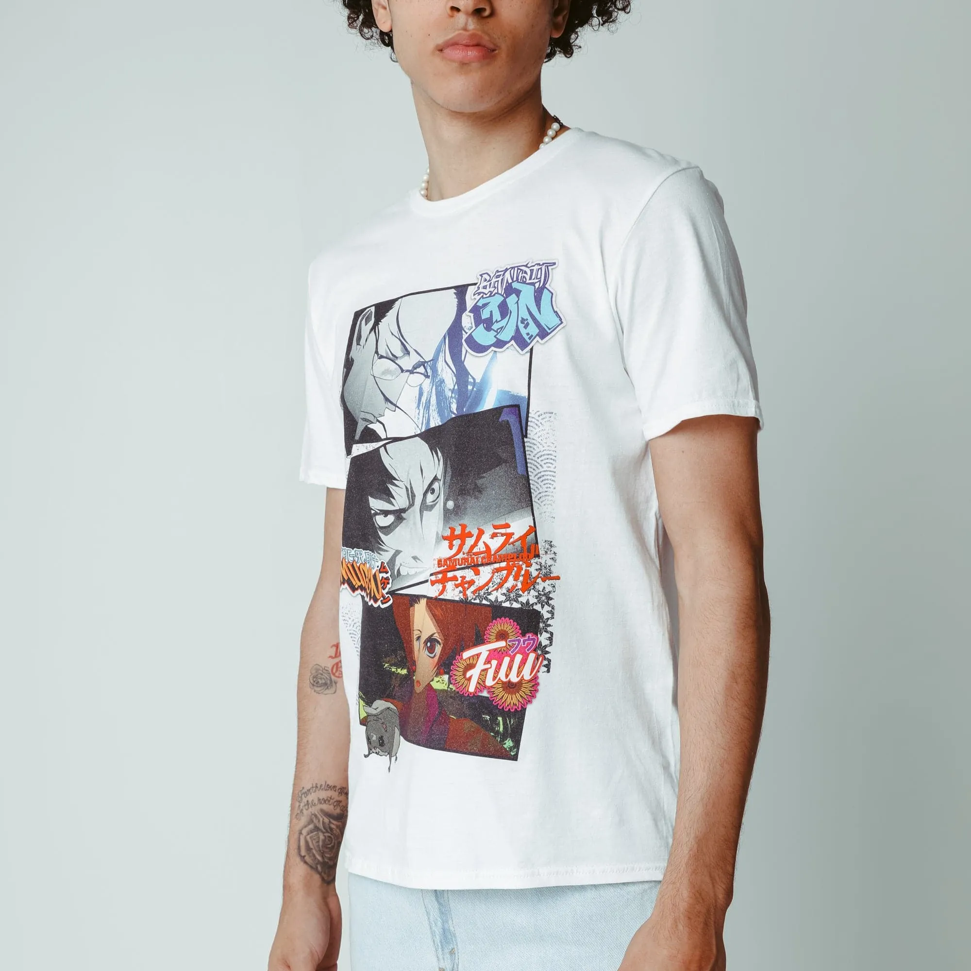 Street Samurai White Tee