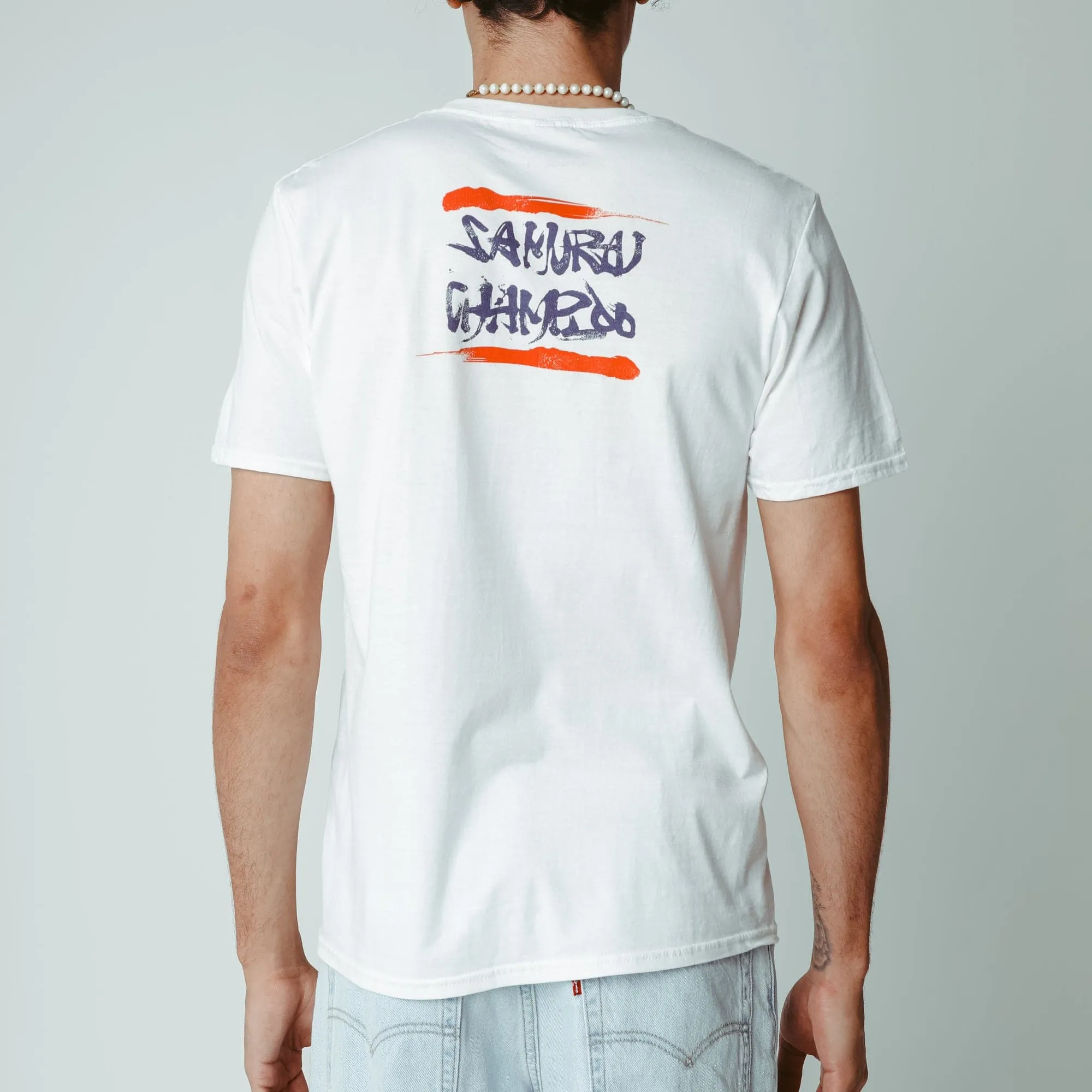 Street Samurai White Tee