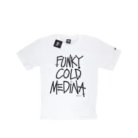 Stussy x Delicious Vinyl Funky Cold Medina White Tee Limited Edition 3902369