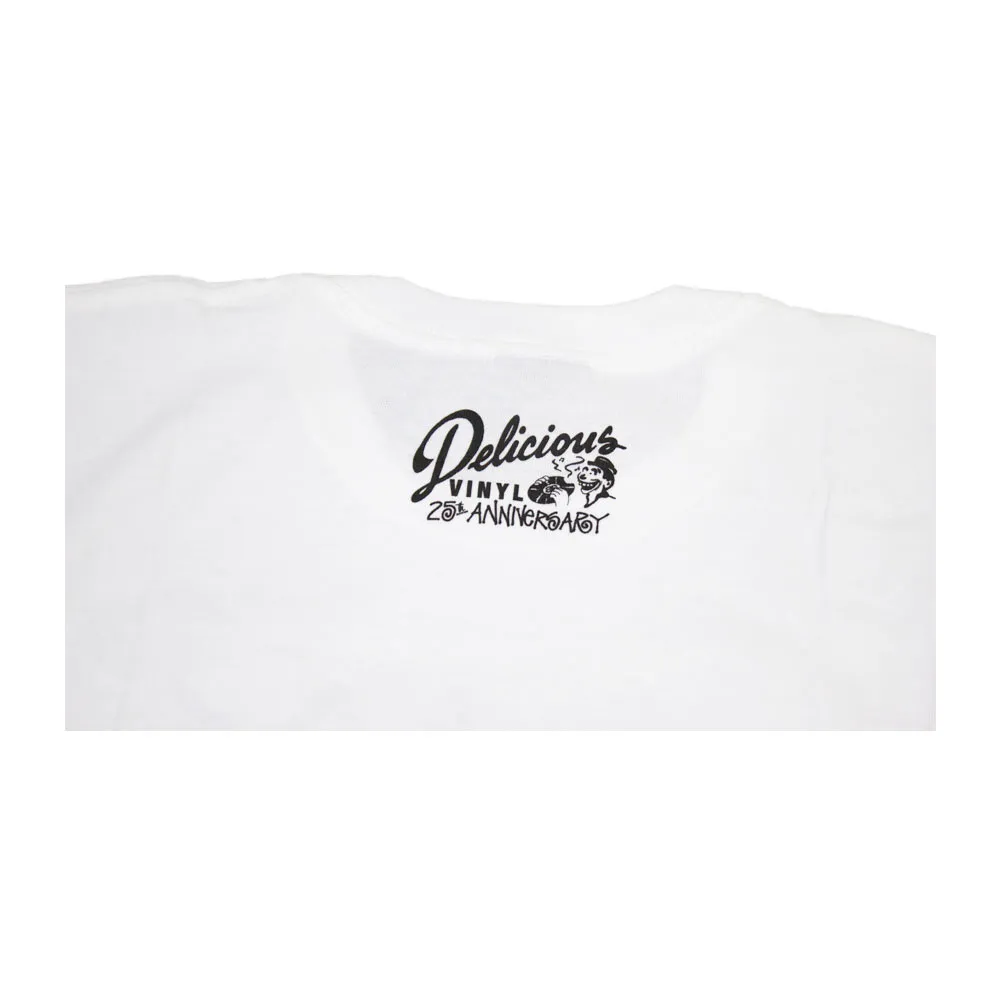 Stussy x Delicious Vinyl Funky Cold Medina White Tee Limited Edition 3902369