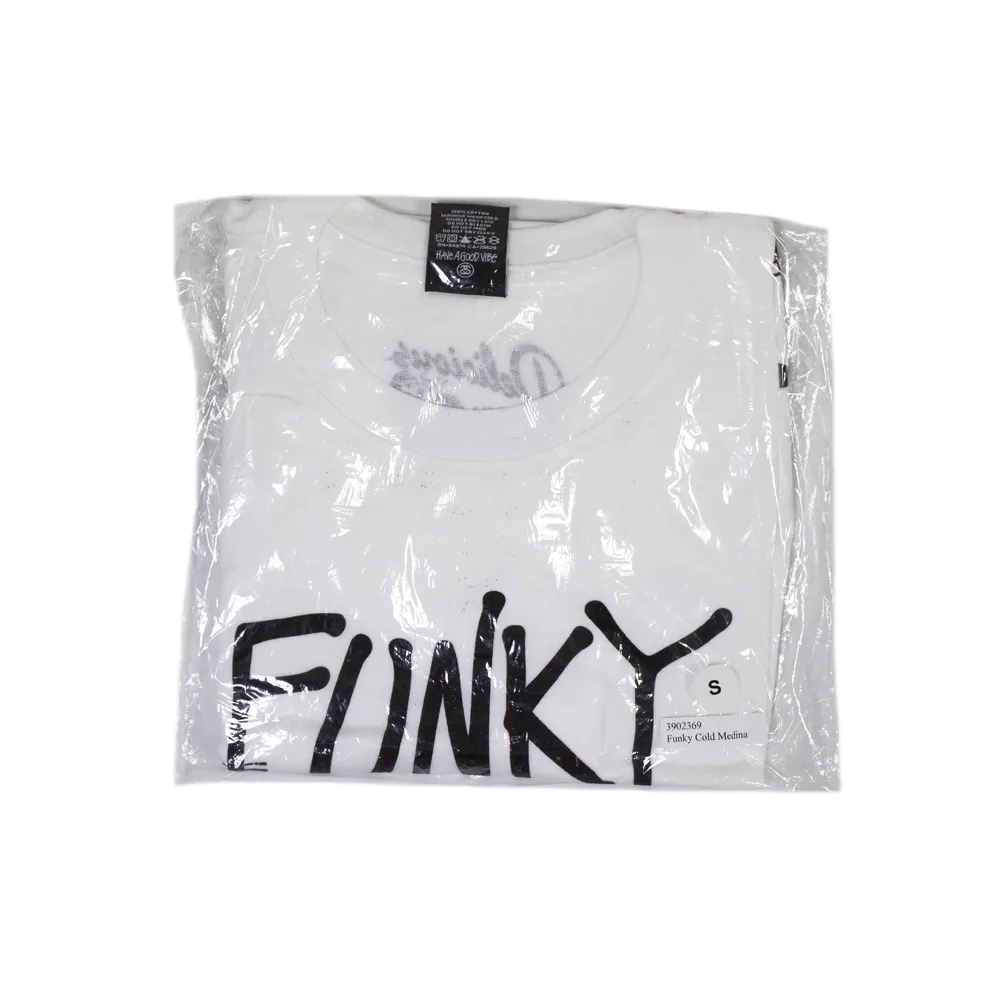 Stussy x Delicious Vinyl Funky Cold Medina White Tee Limited Edition 3902369