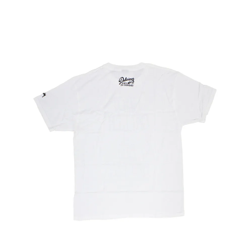 Stussy x Delicious Vinyl Shot Callin’ Big Ballin’ White Tee Limited Edition 3902370