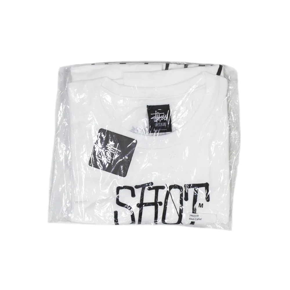 Stussy x Delicious Vinyl Shot Callin’ Big Ballin’ White Tee Limited Edition 3902370