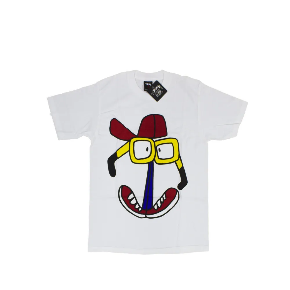 Stussy x Reas Glasses Guy White Tee Limited Edition 1902085