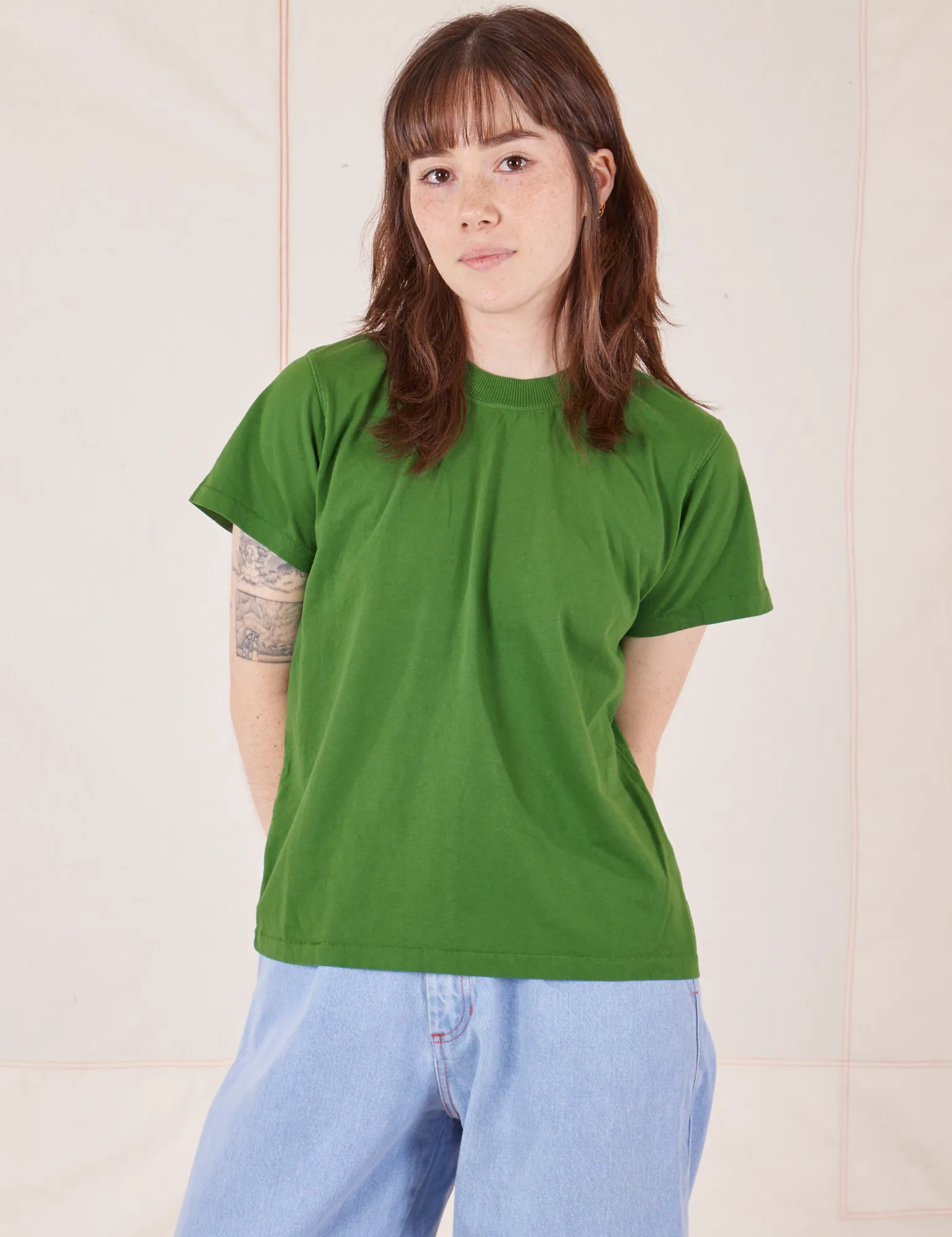 The Organic Vintage Tee - Lawn Green