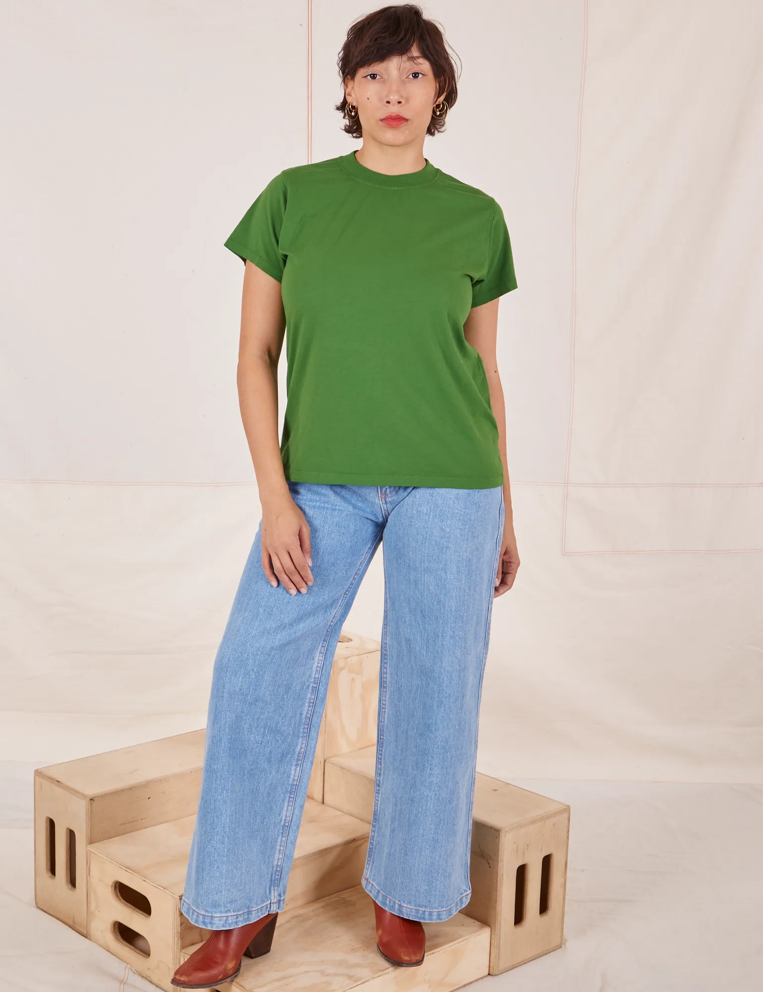 The Organic Vintage Tee - Lawn Green