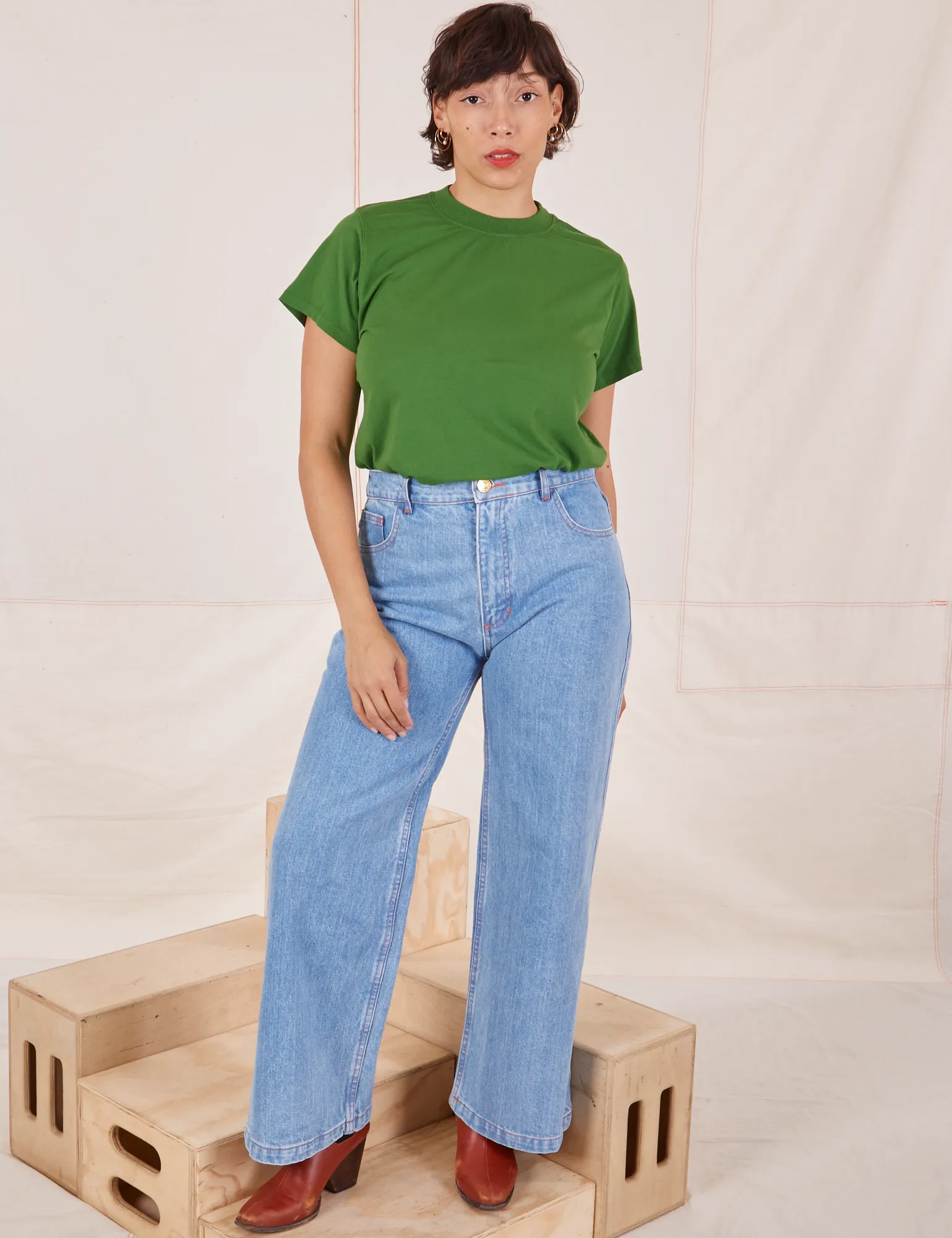 The Organic Vintage Tee - Lawn Green