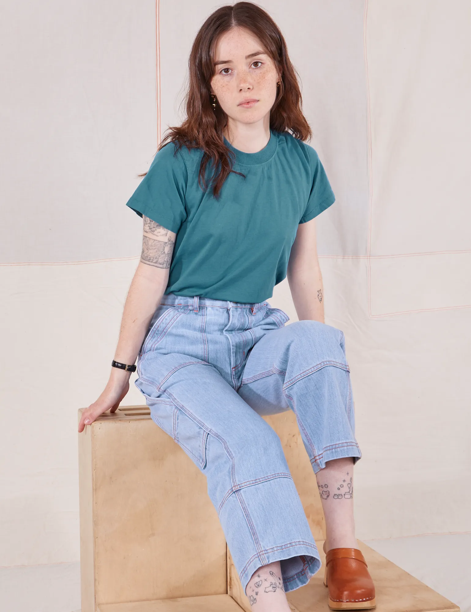 The Organic Vintage Tee - Marine Blue