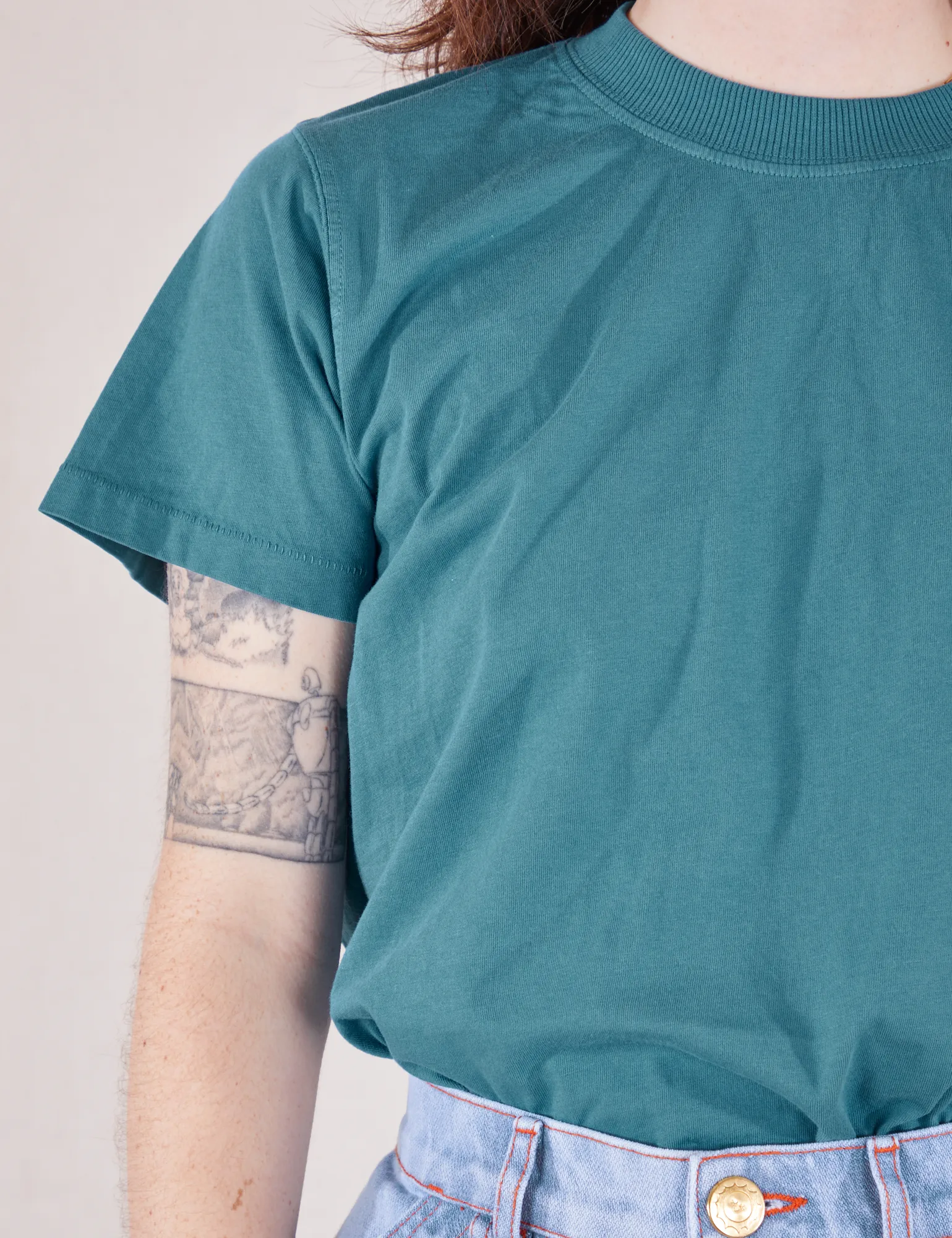 The Organic Vintage Tee - Marine Blue