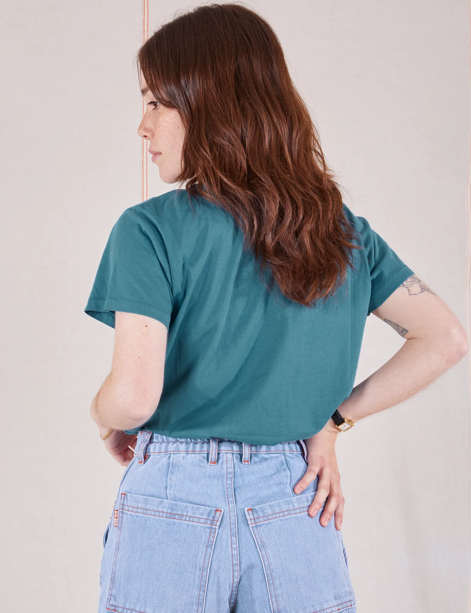 The Organic Vintage Tee - Marine Blue