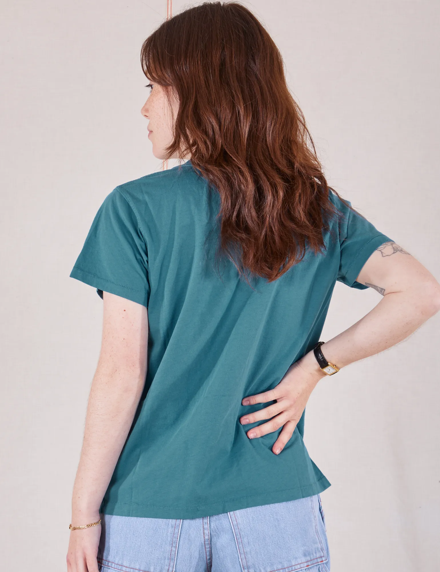 The Organic Vintage Tee - Marine Blue