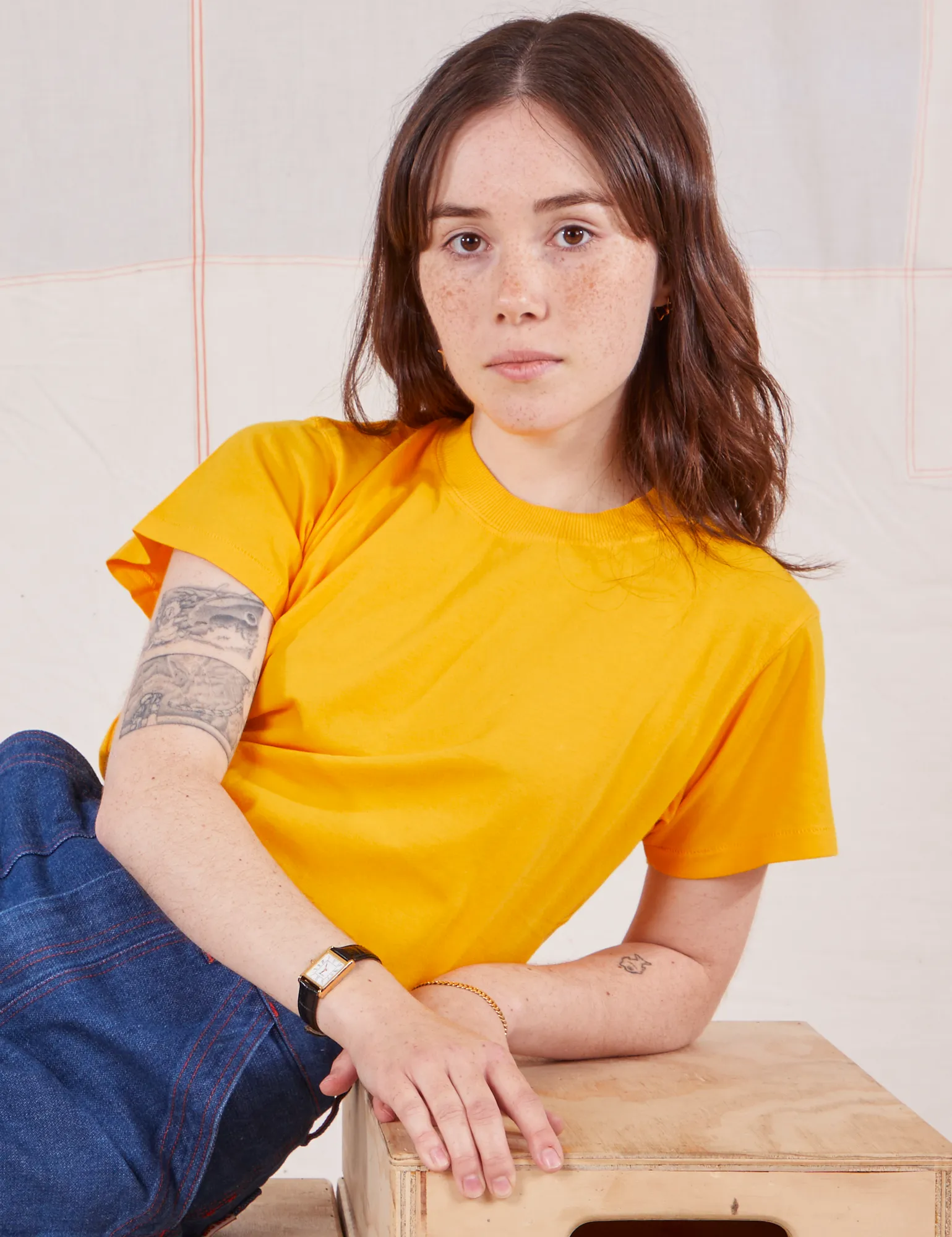 The Organic Vintage Tee - Sunshine Yellow