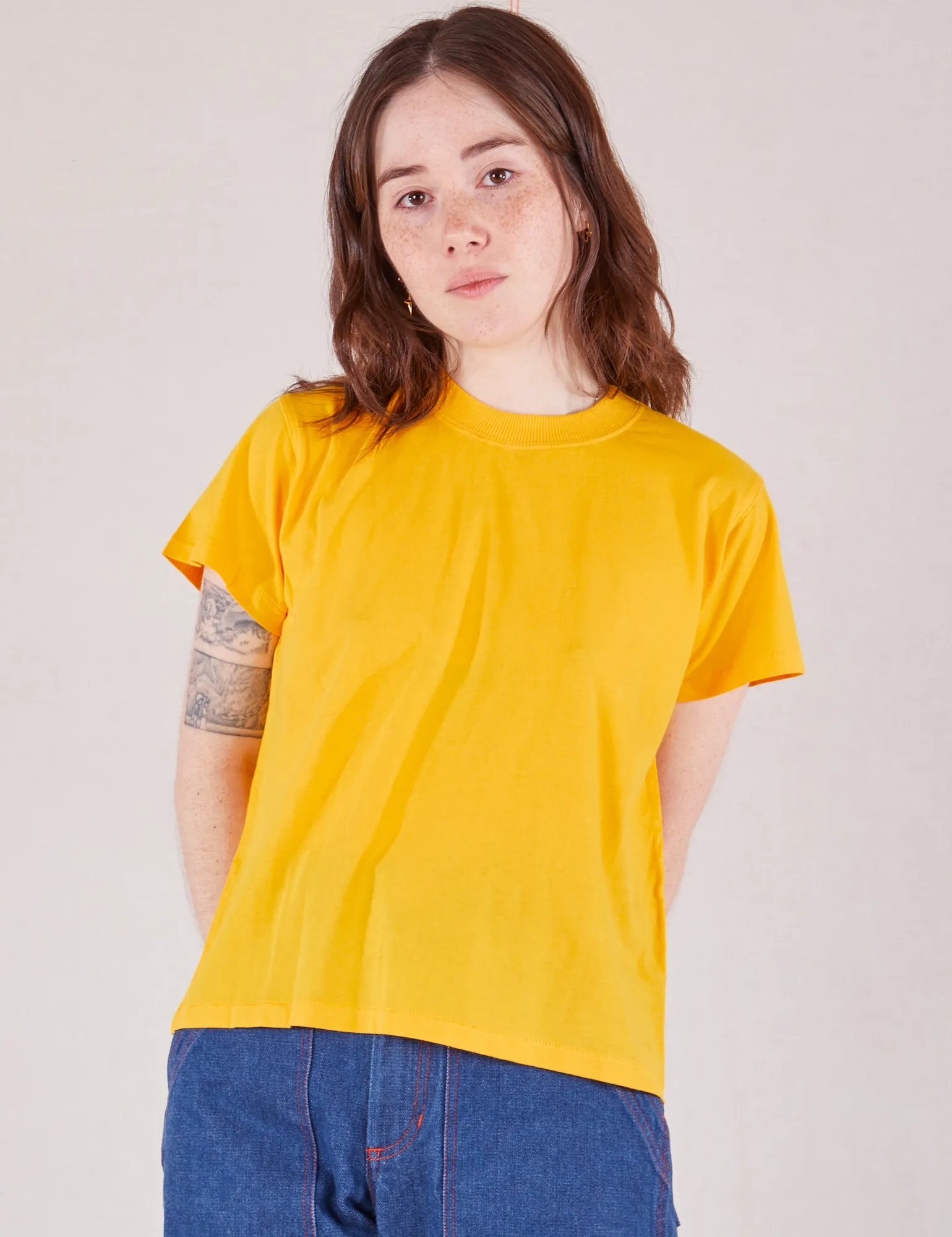 The Organic Vintage Tee - Sunshine Yellow