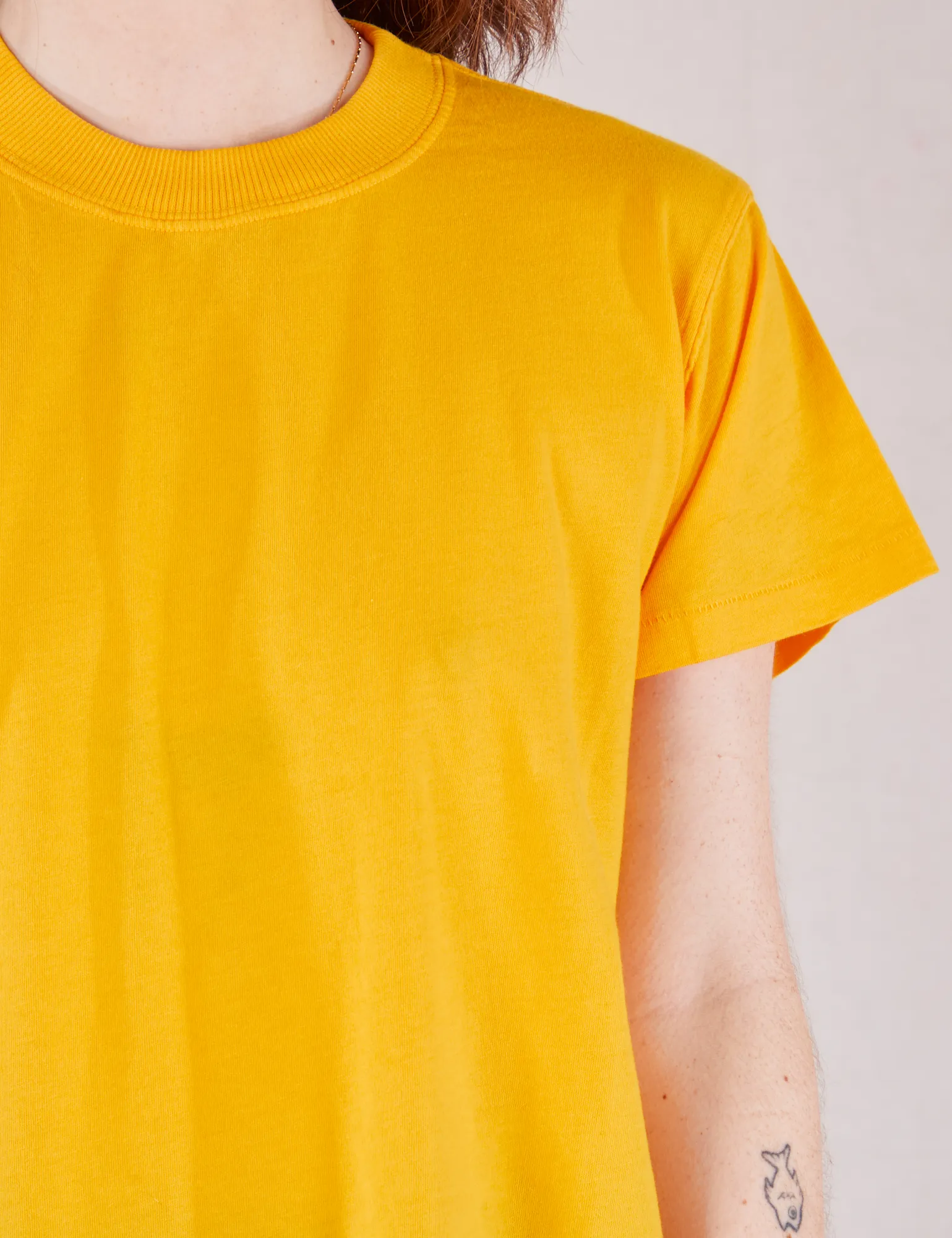 The Organic Vintage Tee - Sunshine Yellow