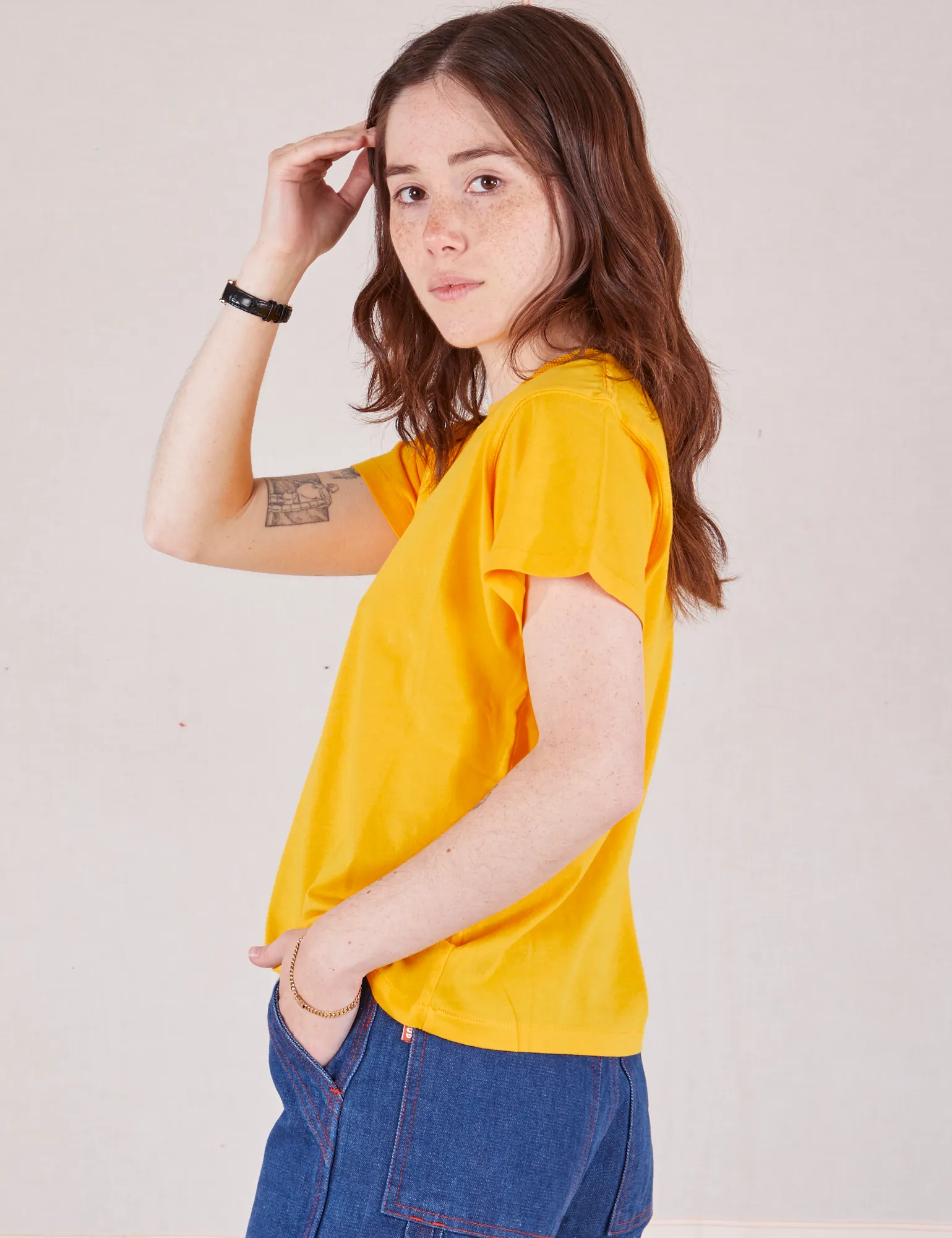 The Organic Vintage Tee - Sunshine Yellow