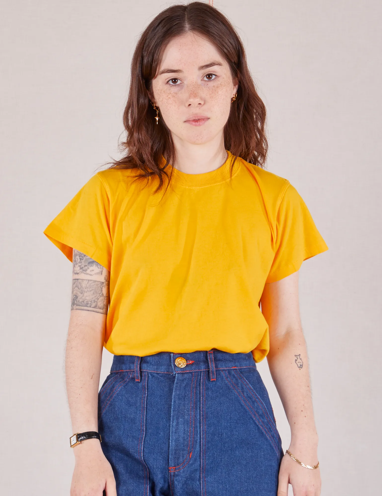 The Organic Vintage Tee - Sunshine Yellow