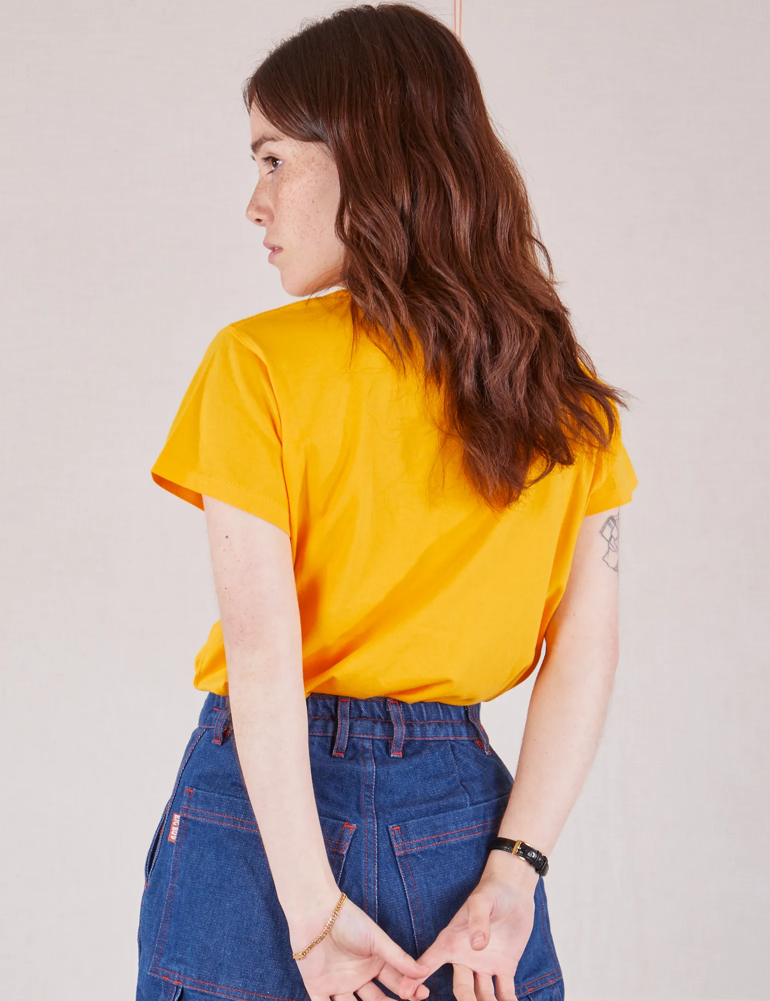 The Organic Vintage Tee - Sunshine Yellow