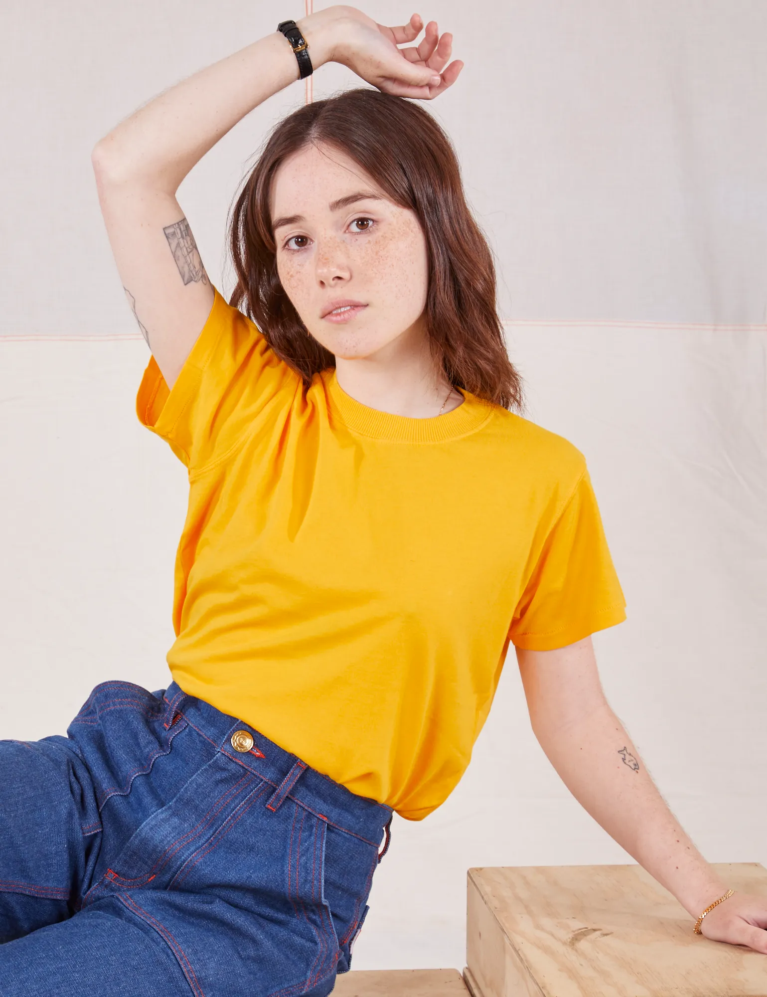 The Organic Vintage Tee - Sunshine Yellow