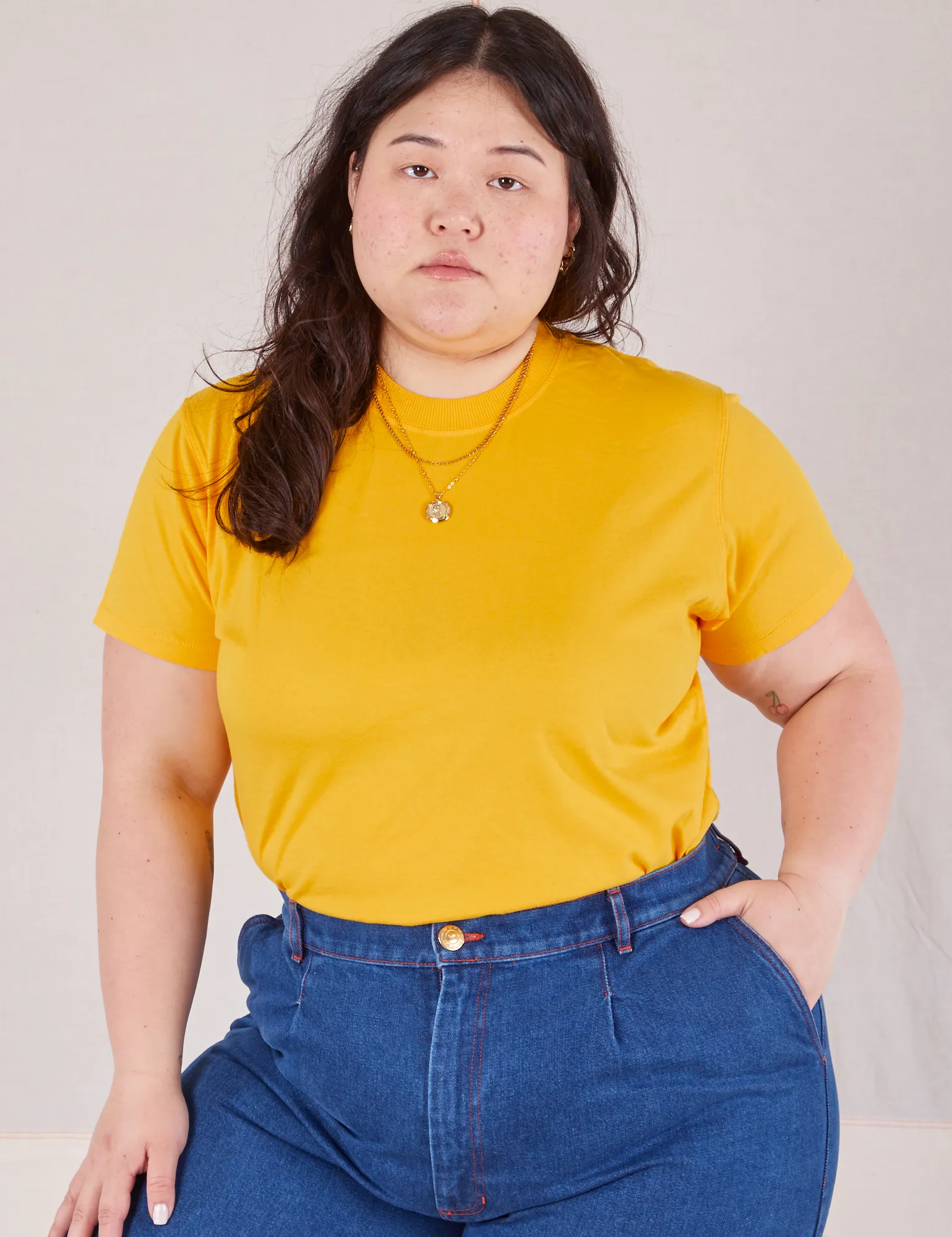 The Organic Vintage Tee - Sunshine Yellow