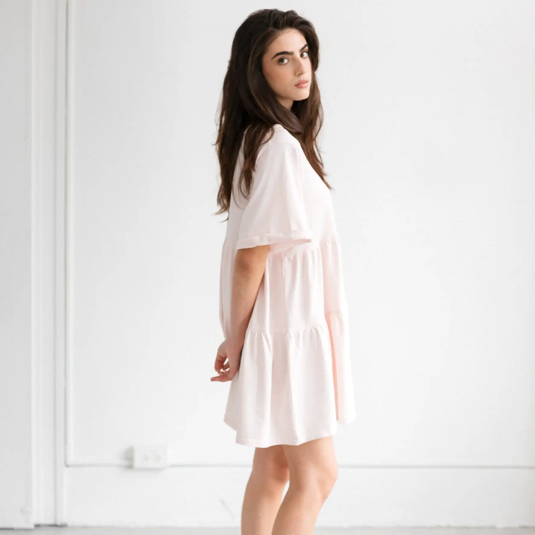 Three Tiered T-shirt Dress