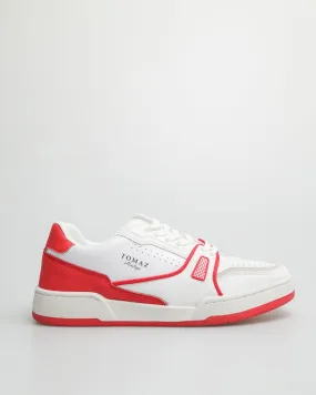 Tomaz C611 Men's Sneakers (White/Red)