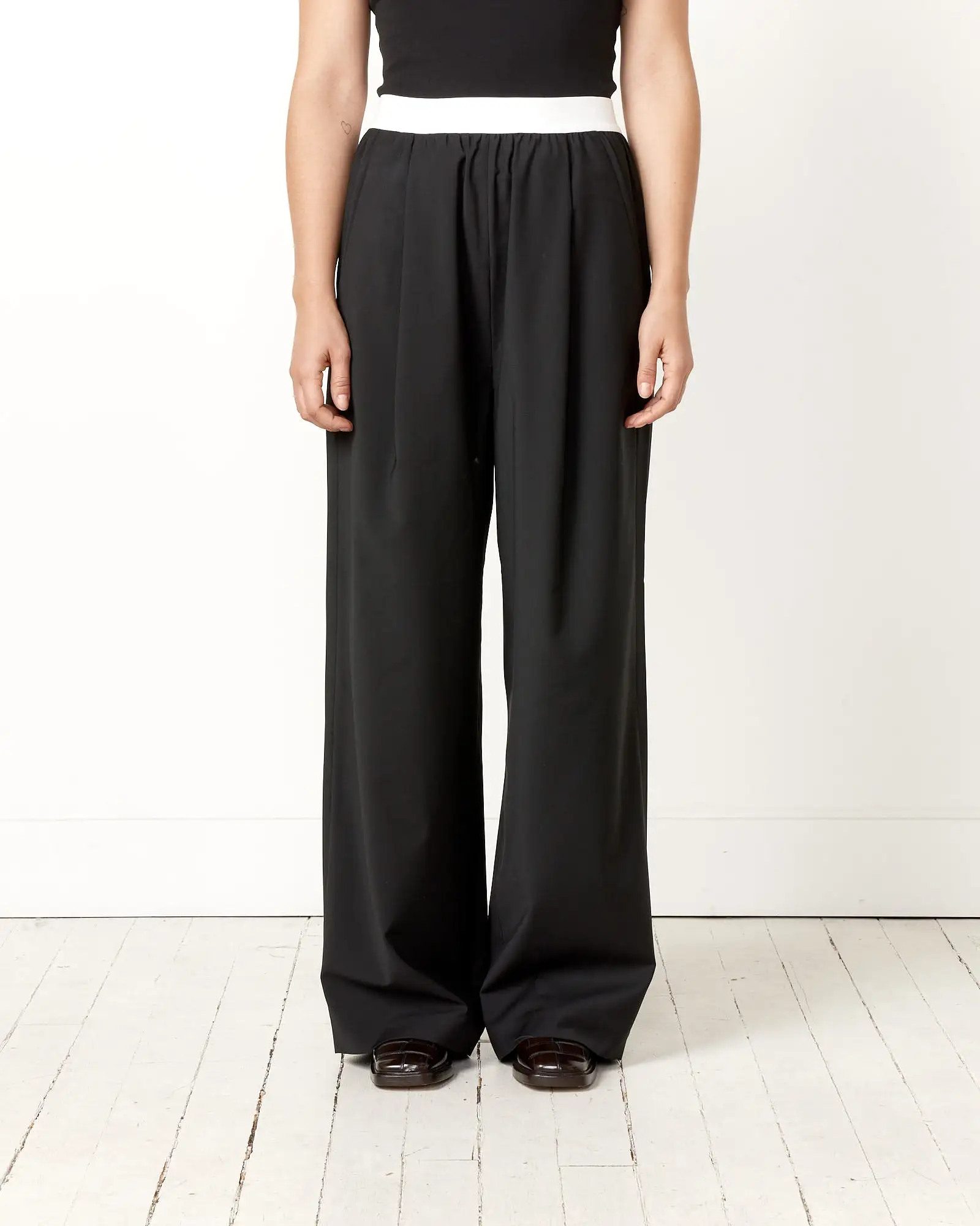 Tropical Wool Pullon Pant