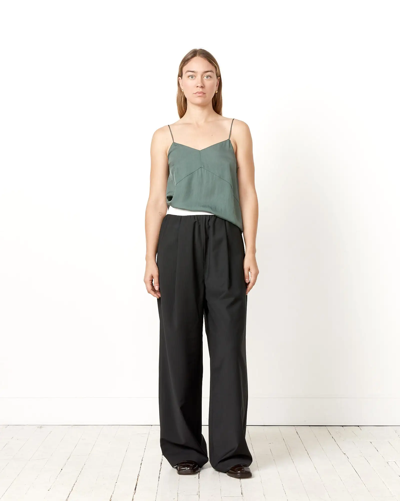 Tropical Wool Pullon Pant