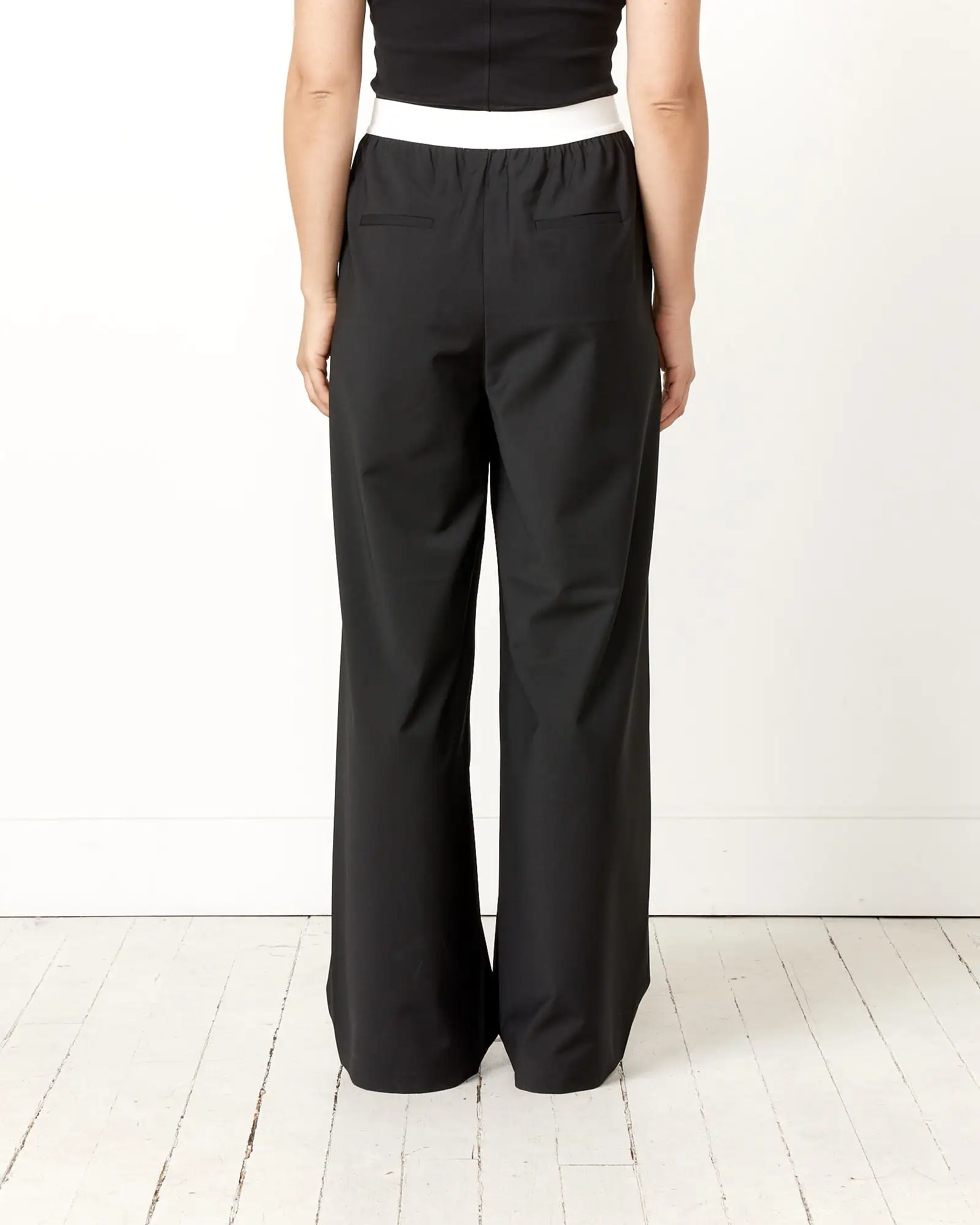 Tropical Wool Pullon Pant