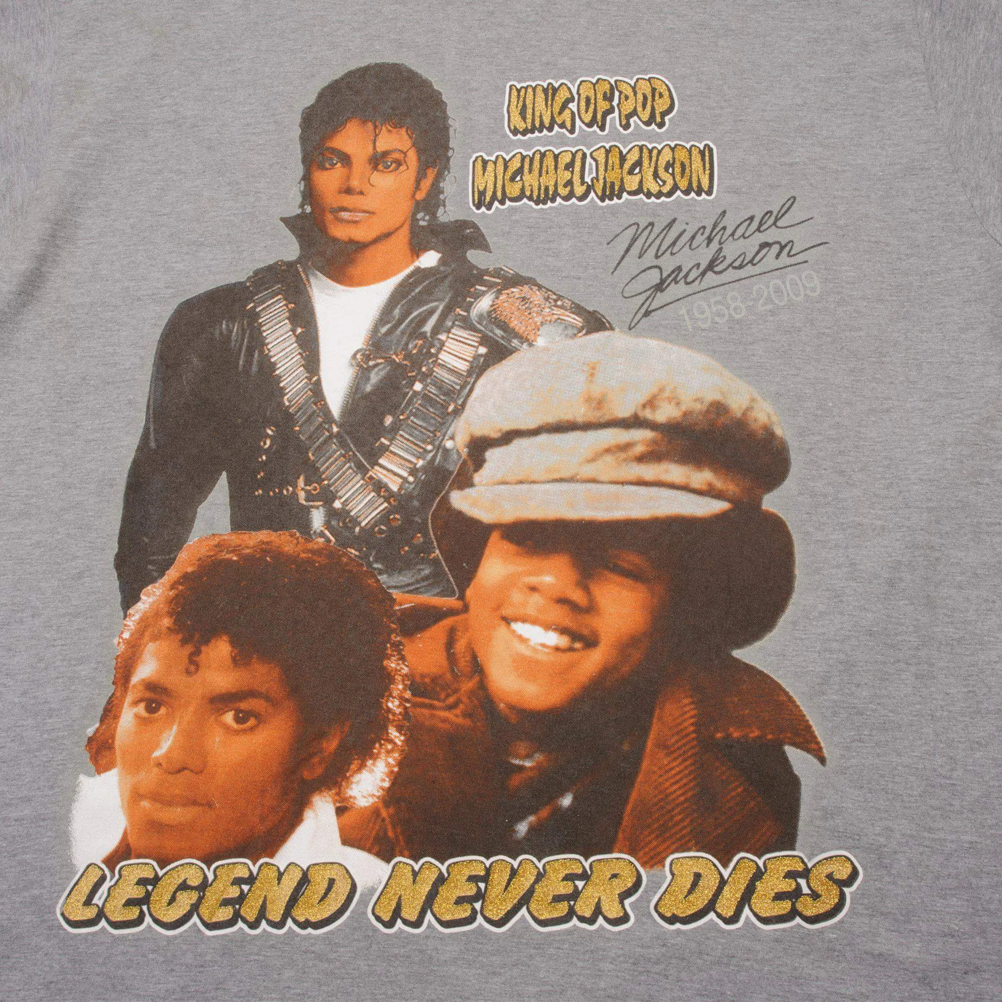 VINTAGE MICHAEL JACKSON KING OF POP TEE SHIRT SIZE XL