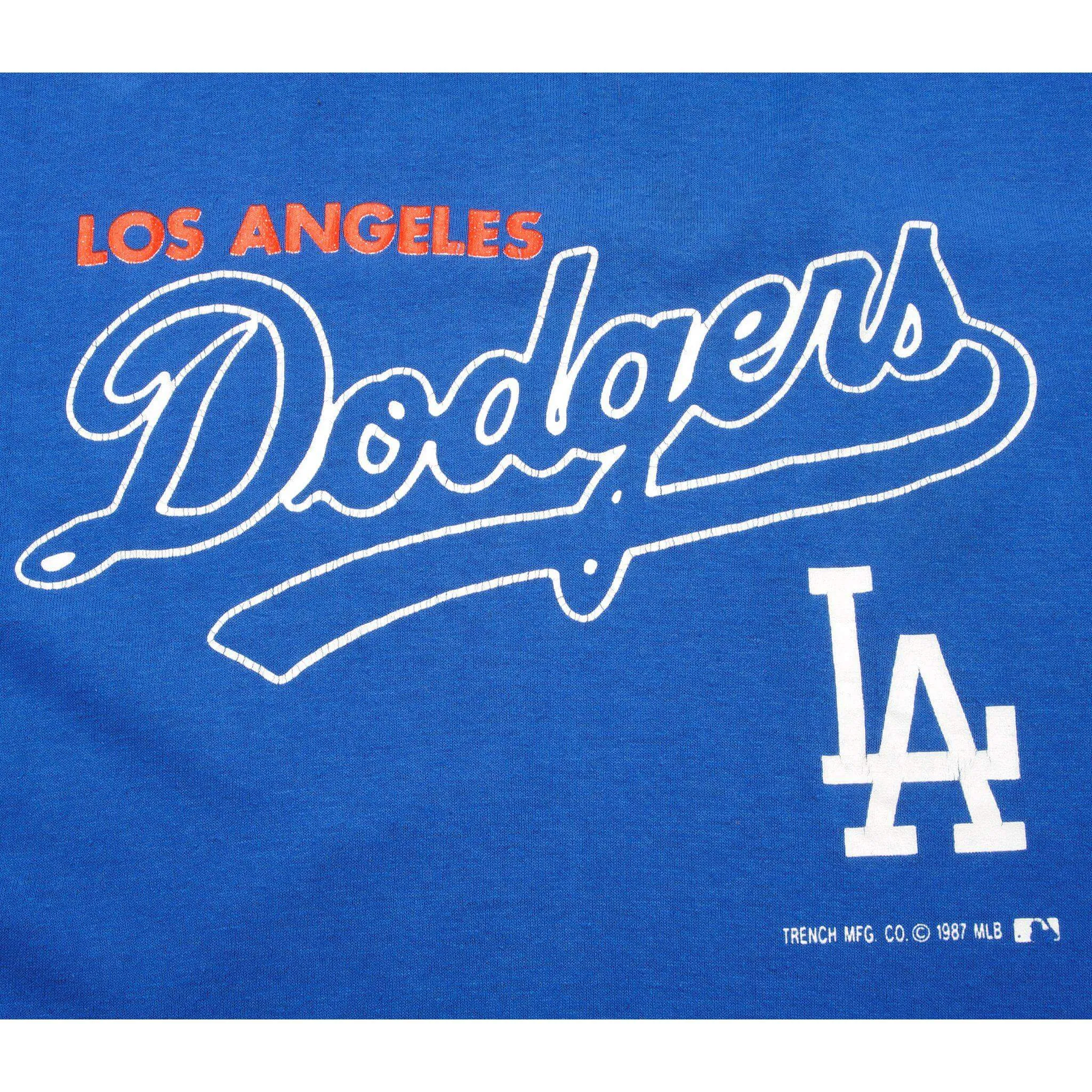 VINTAGE MLB LOS ANGELES DODGERS TEE SHIRT 1987 SIZE LARGE MADE IN USA