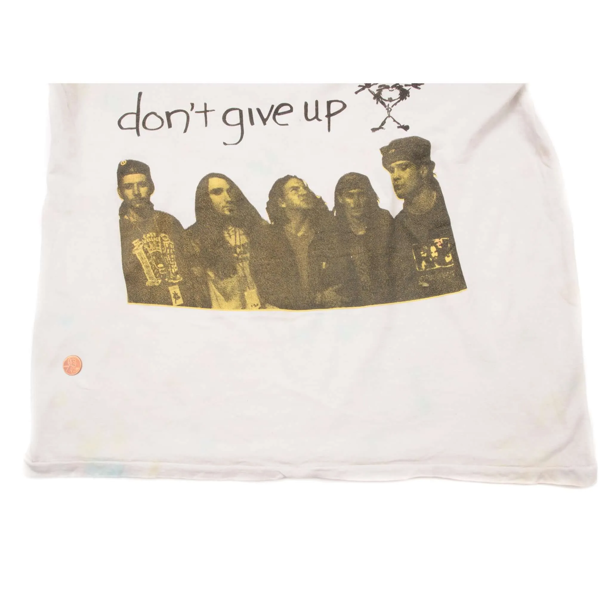 VINTAGE PEARL JAM TEE SHIRT DONT GIVE UP 1994 SIZE LARGE