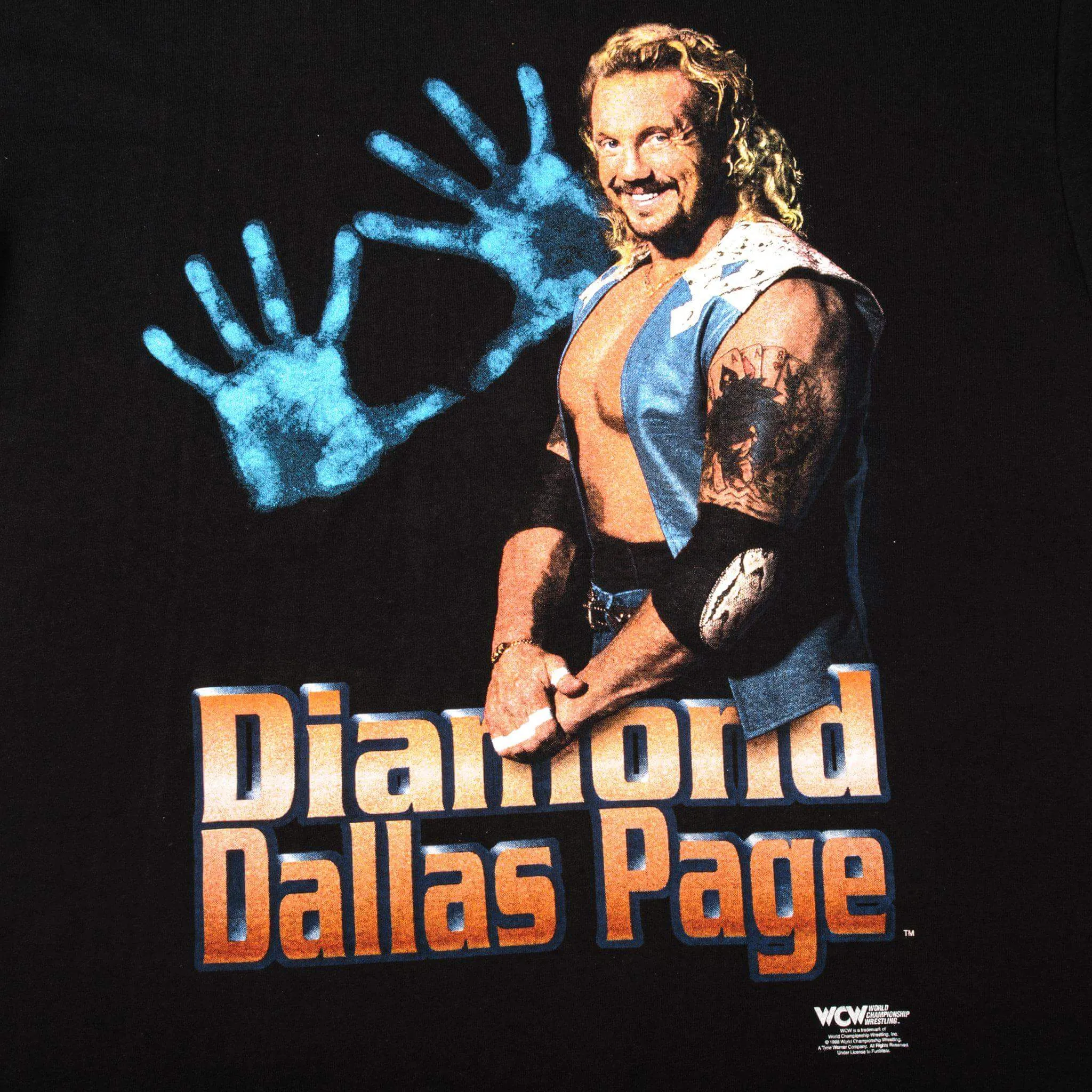 VINTAGE WRESTLING WCW DIAMOND DALLAS PAGE TEE SHIRT 1998 SIZE XL